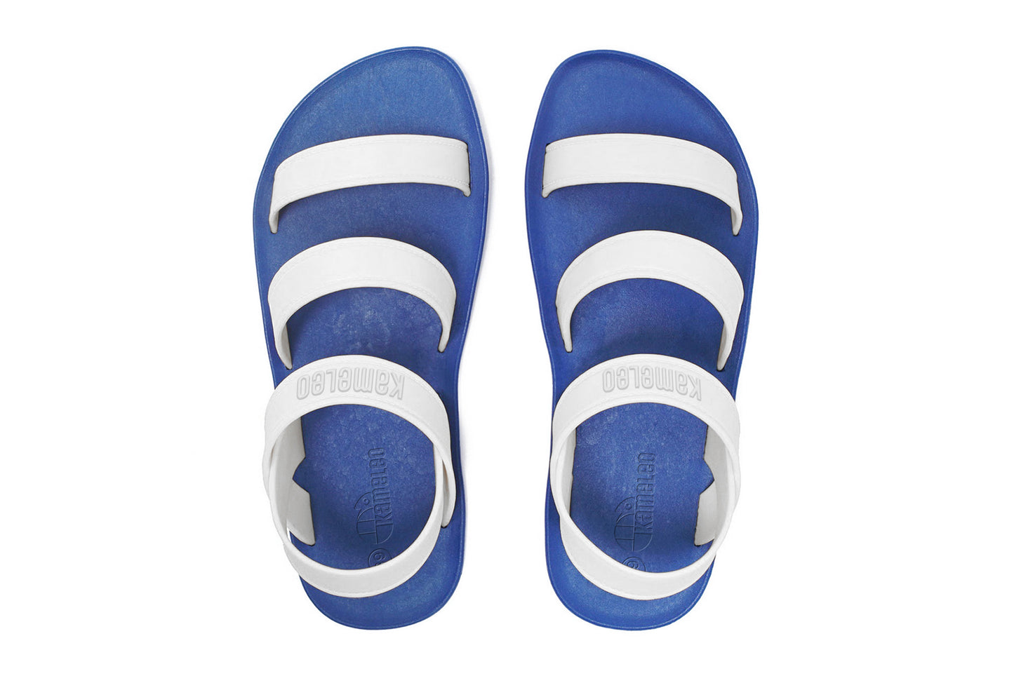 Twin Plus Blue Sole White Strap