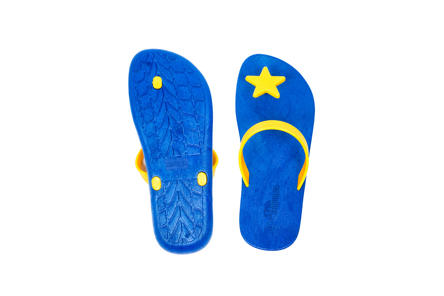 Poppi Star Blue Sole Yellow Strap