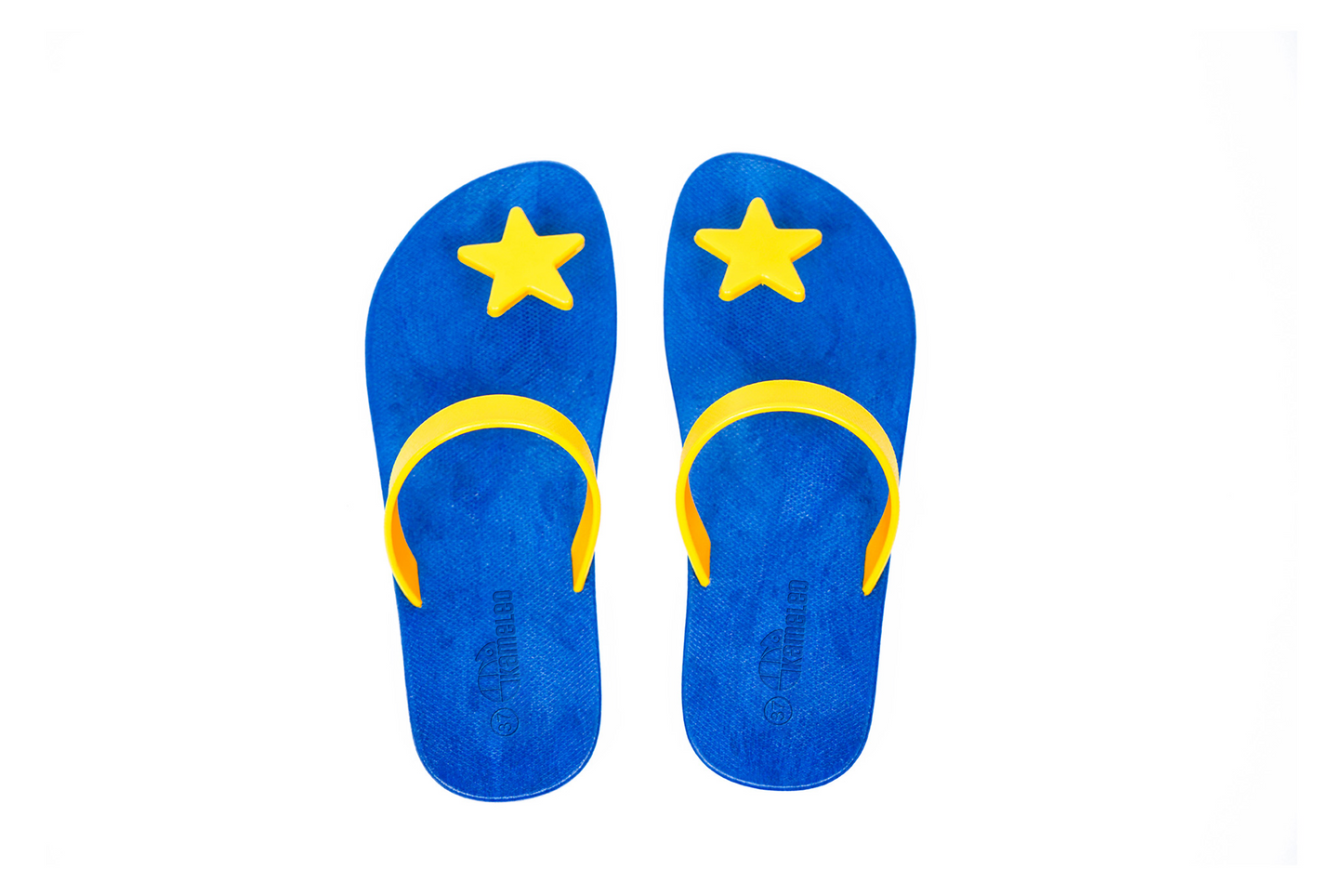 Poppi Star Blue Sole Yellow Strap