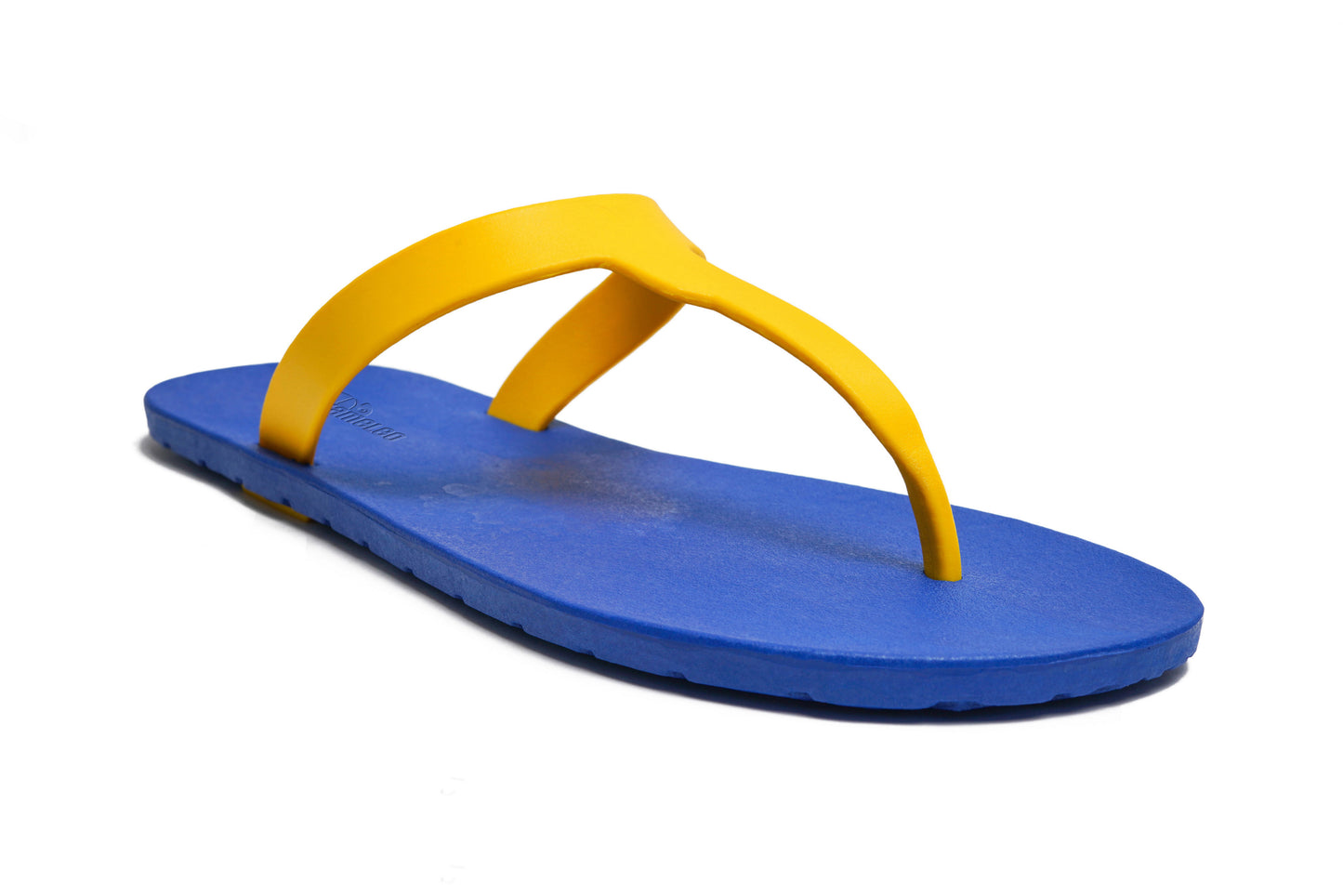Thongs Blue Sole Yellow Strap