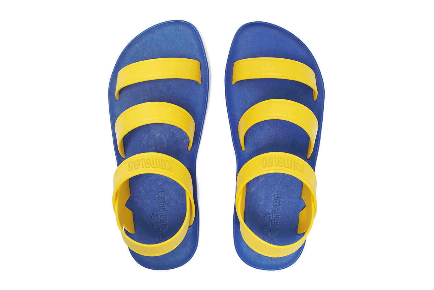 Twin Plus Blue Sole Yellow Strap
