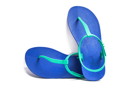Saily Blue Sole Green Strap