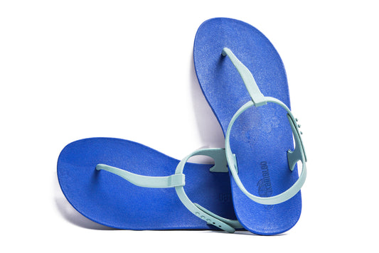 Saily Blue Sole Grey Strap