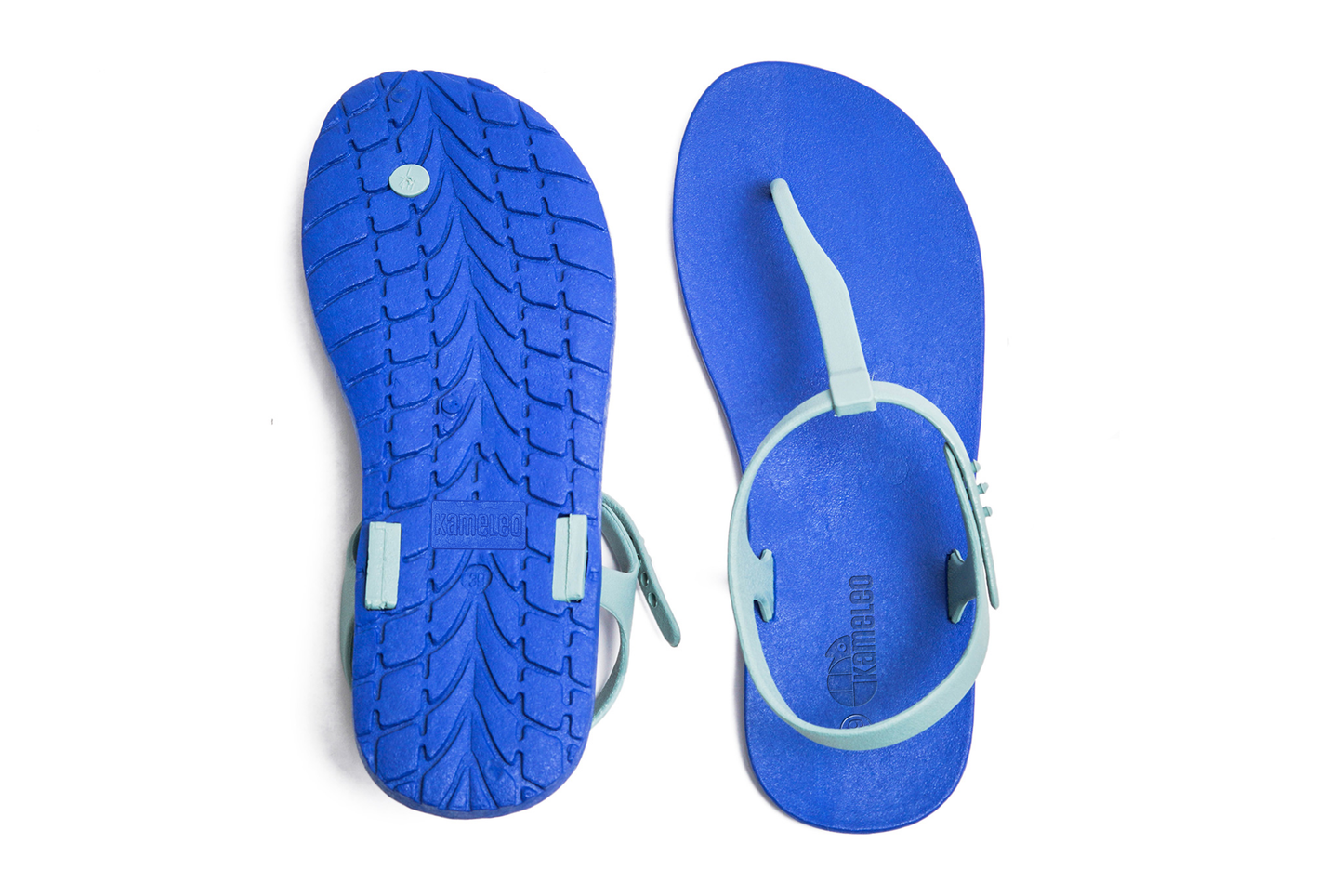 Saily Blue Sole Grey Strap