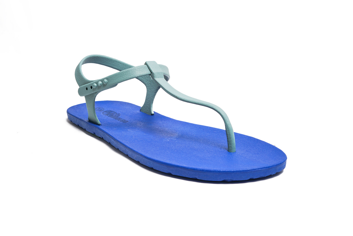 Saily Blue Sole Grey Strap