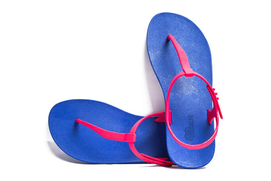 Saily Blue Sole Pink Strap
