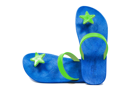 Poppi Star Blue Sole Lime Strap