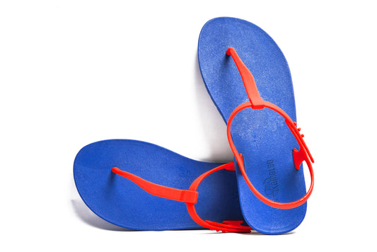 Saily Blue Sole Red Strap