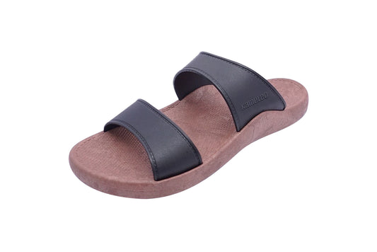 Twinny Brown Sole Black Strap
