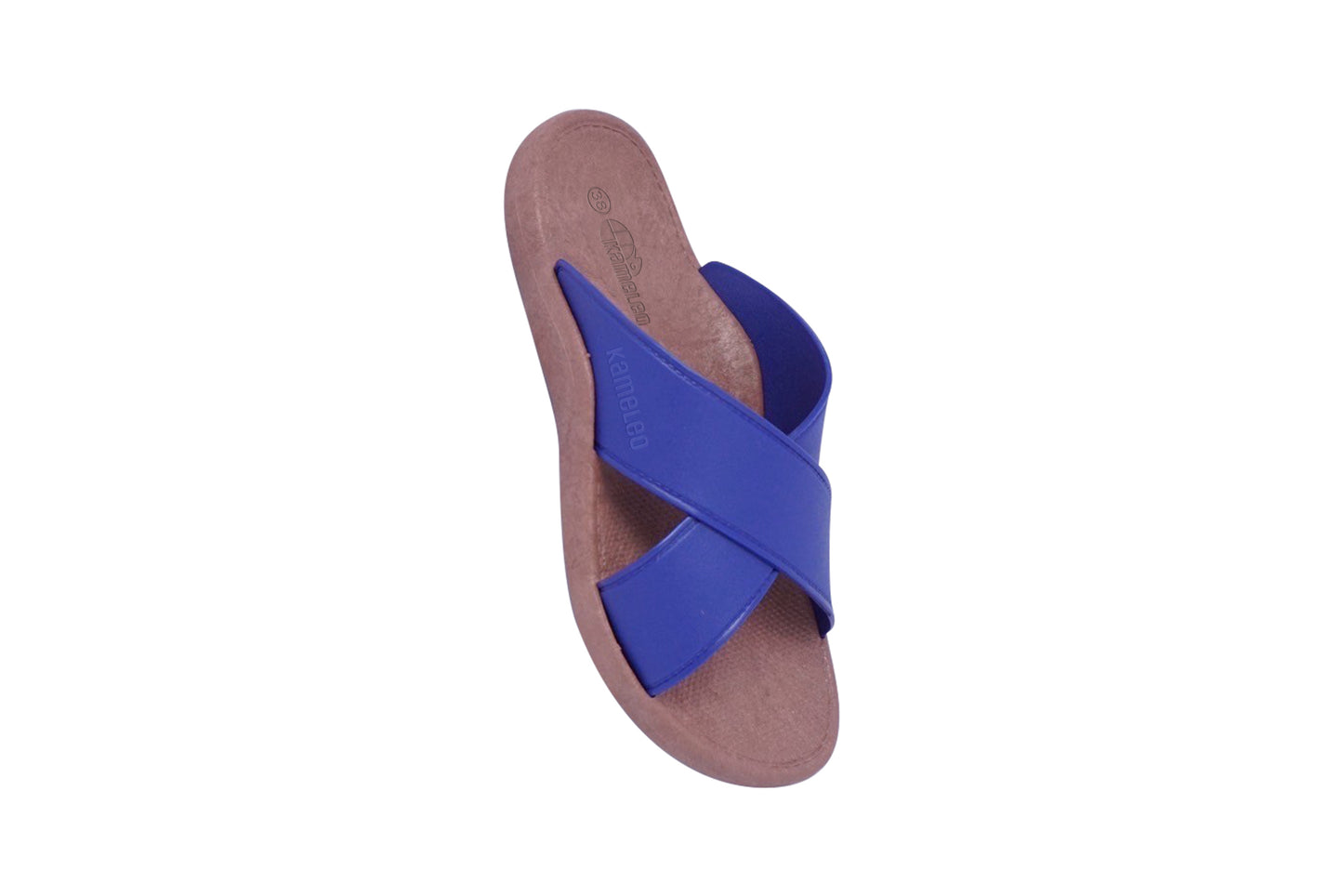 Crossy Brown Sole Blue Strap