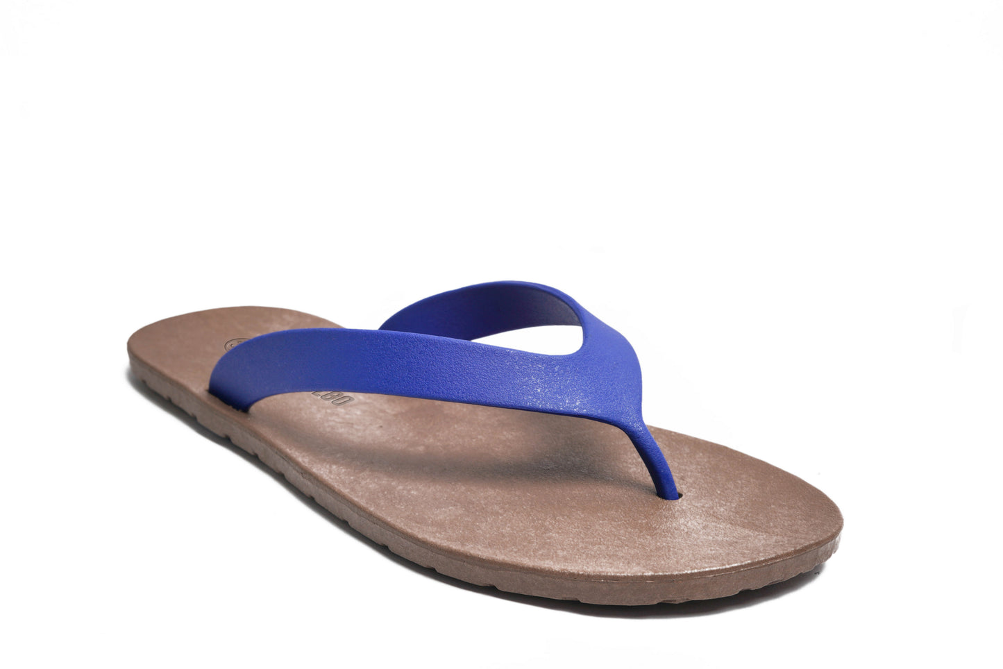 Flippy Brown Sole Blue Strap