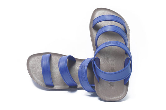 Twin Plus Brown Sole Blue Strap
