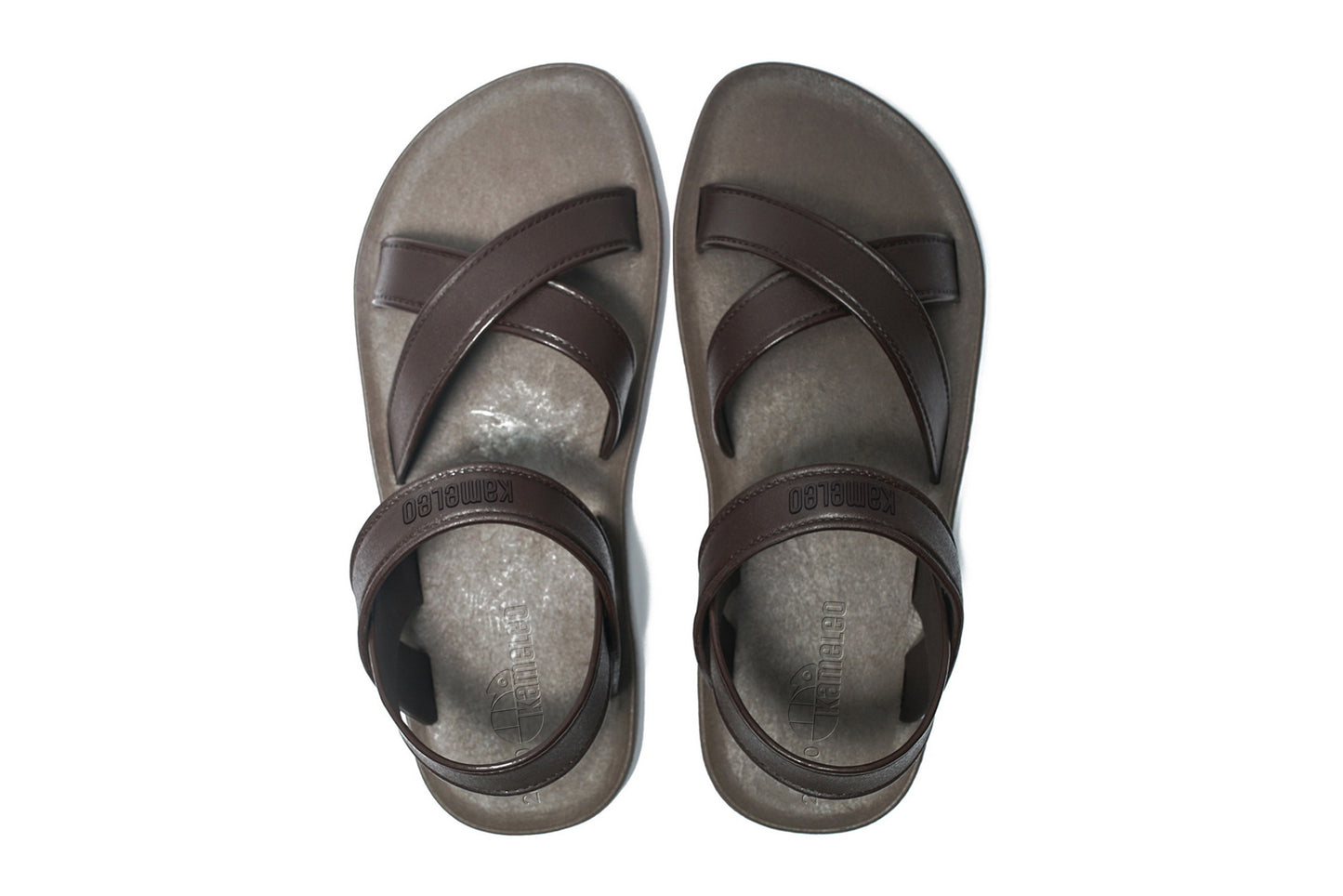 Cross Plus Kids Brown Sole Brown Strap