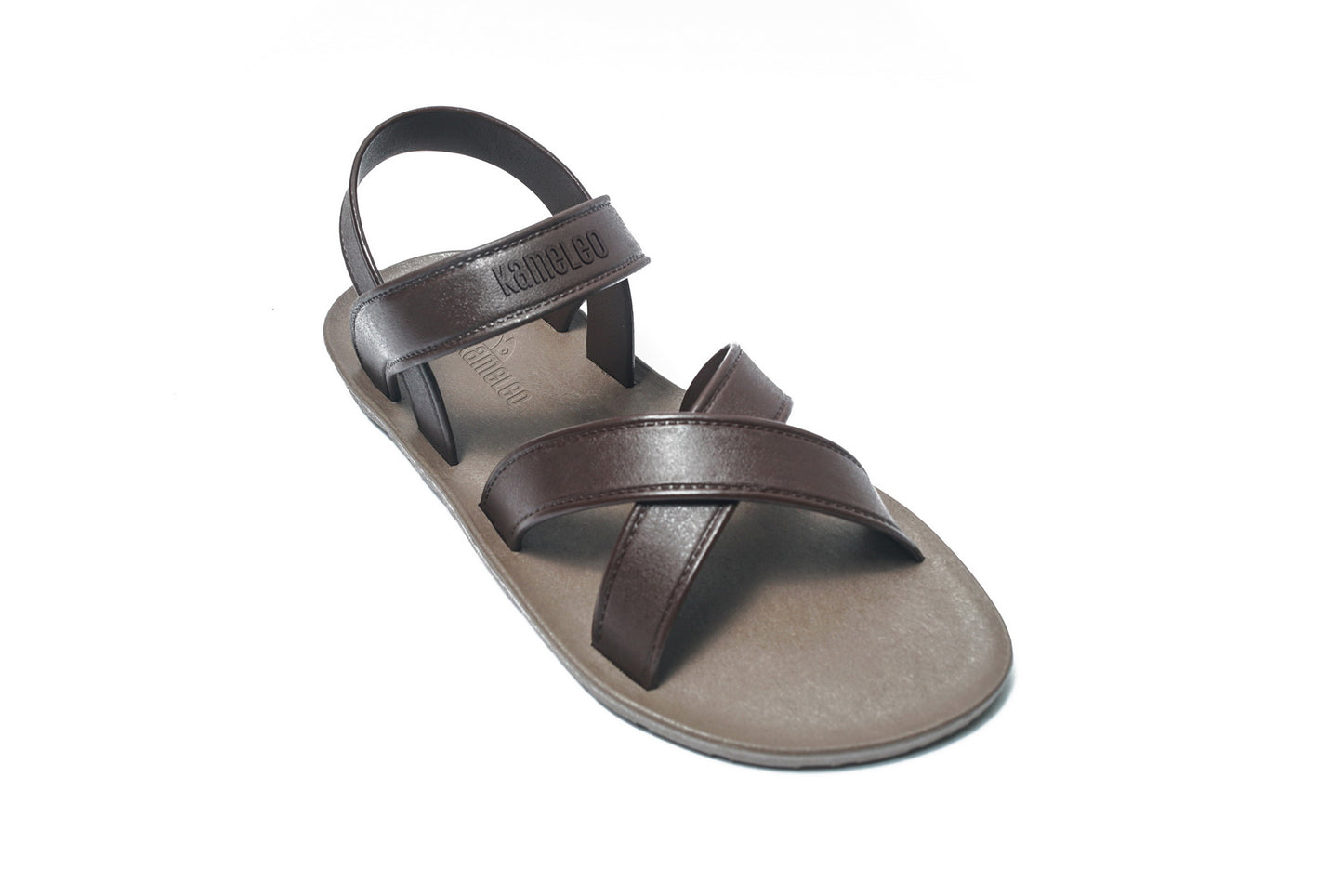 Cross Plus Kids Brown Sole Brown Strap