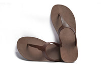 Thongs Brown Sole Brown Strap
