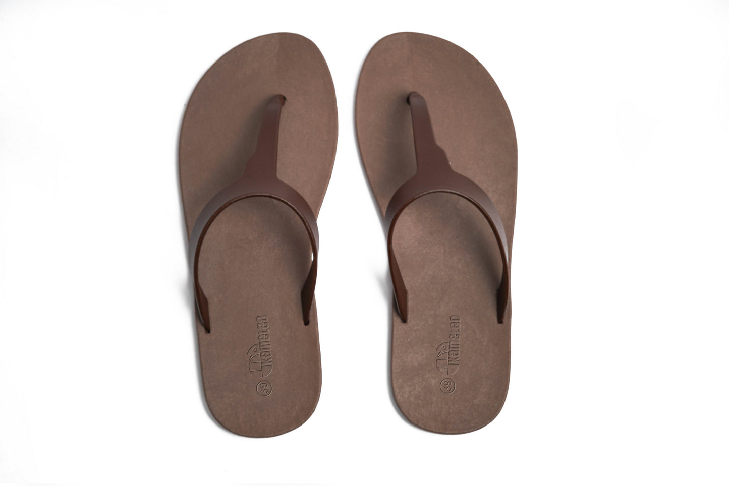 Thongs Brown Sole Brown Strap