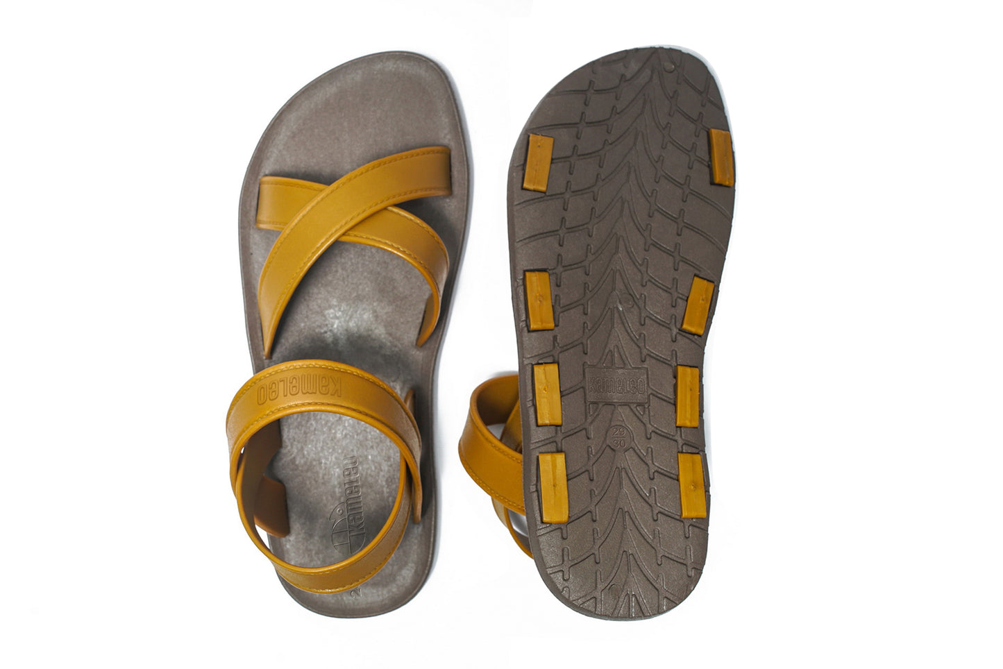 Cross Plus Kids Brown Sole Caramel Strap
