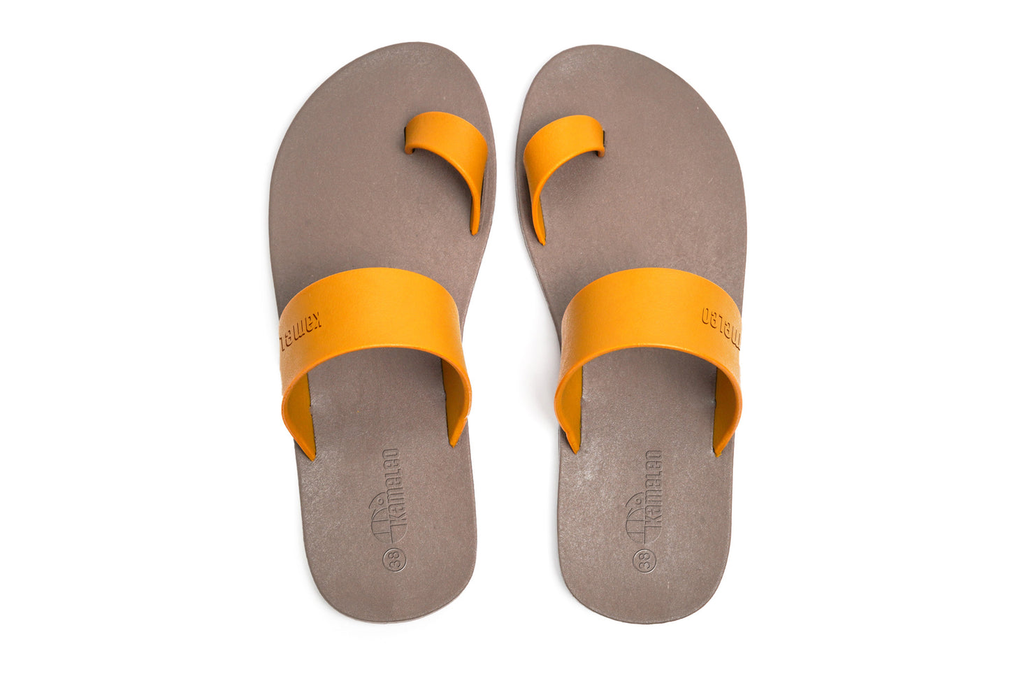 Pop Thumb Brown Sole Caramel Strap