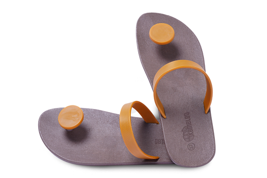 Poppi Dot Brown Sole Caramel Strap