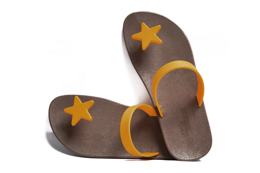 Poppi Star Brown Sole Caramel Strap