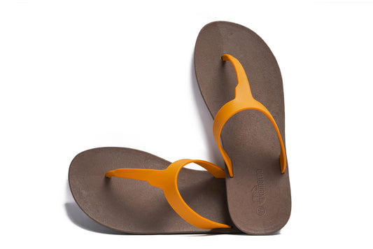 Thongs Brown Sole Caramel Strap