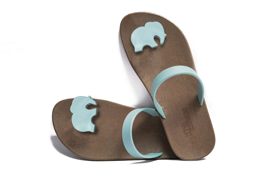 Poppi Ellie Black Sole Grey Strap