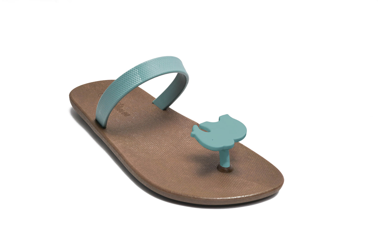 Poppi Ellie Black Sole Grey Strap