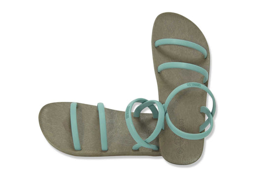 Twin Slim Brown Sole Grey Strap