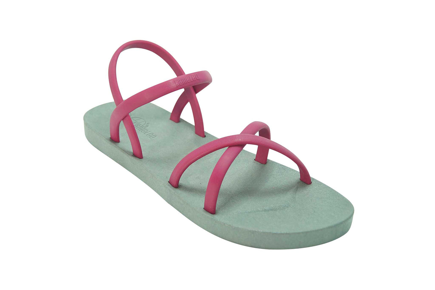 Cross Slim Grey Sole Pink Strap