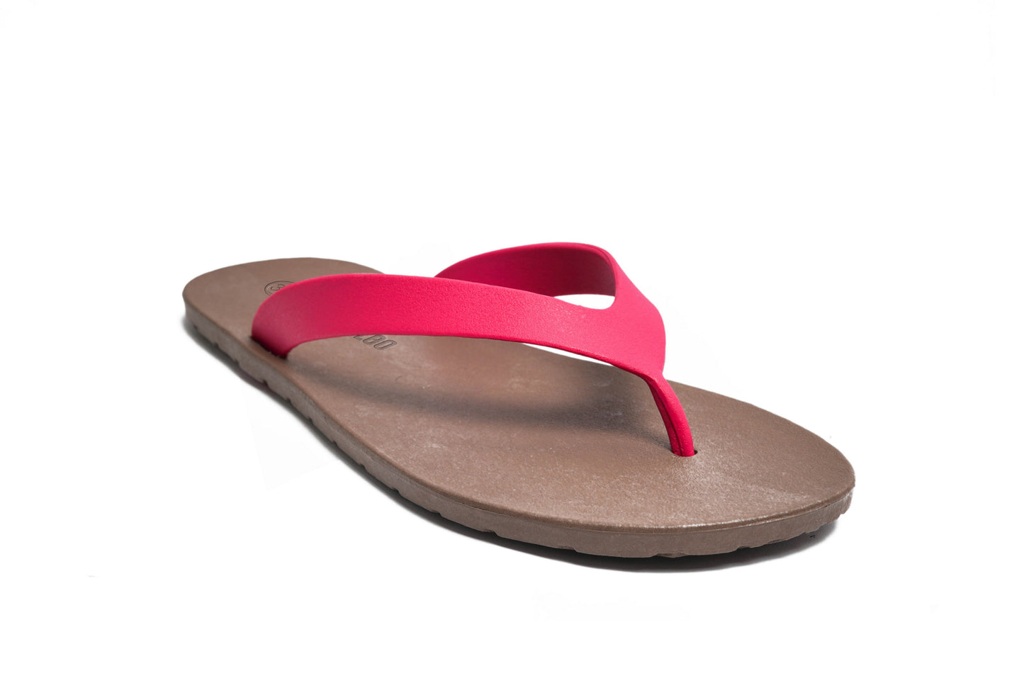 Flippy Brown Sole Pink Strap