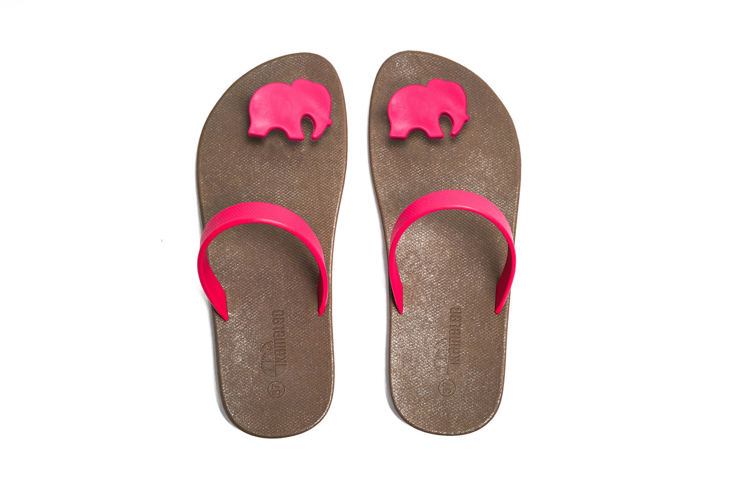 Poppi Ellie Black Sole Pink Strap