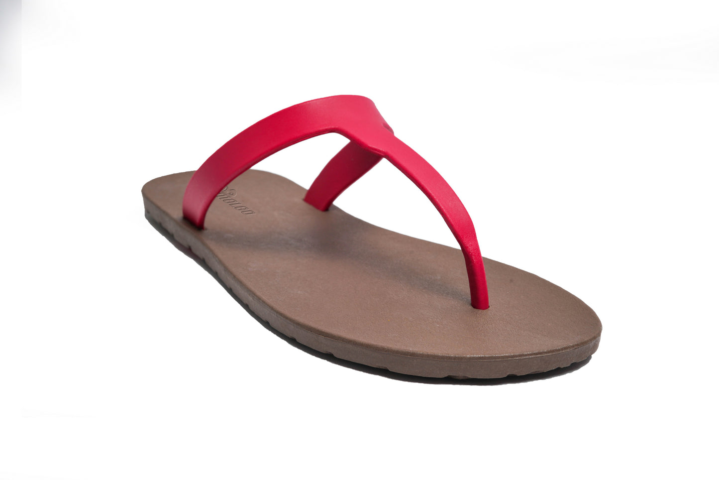 Thongs Brown Sole Pink Strap