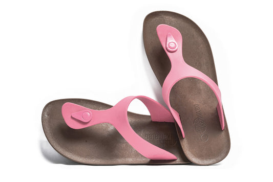 Candy Brown Sole LightPink Strap