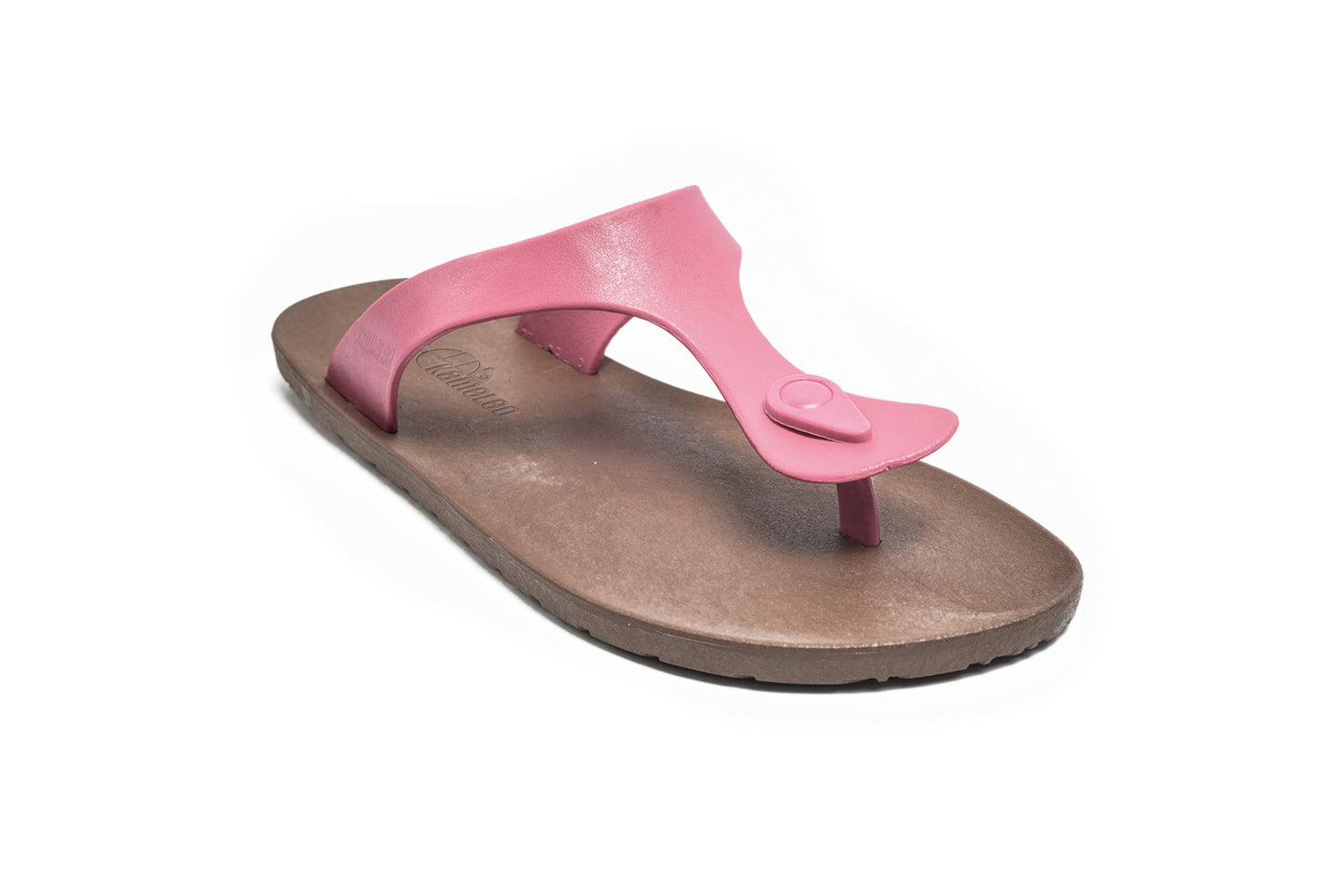 Candy Brown Sole LightPink Strap
