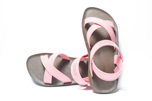 Cross Plus Kids Brown Sole LightPink Strap