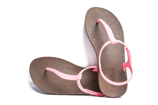 Saily Brown Sole LightPink Strap