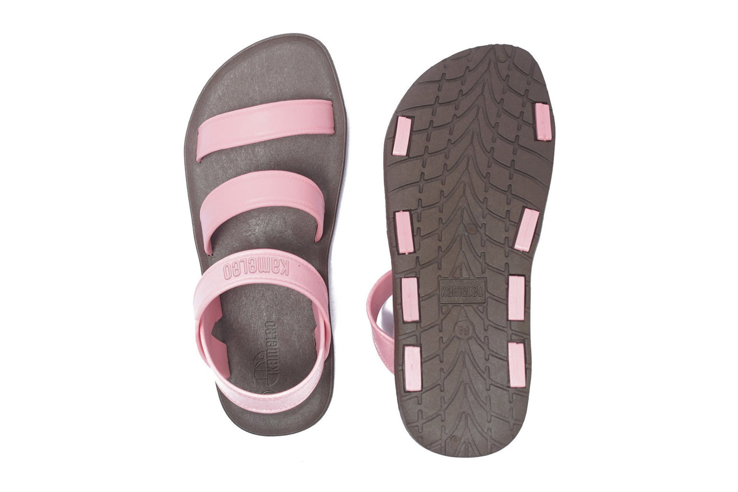 Twin Plus Brown Sole LightPink Strap