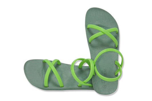 Cross Slim Grey Sole Lime Strap