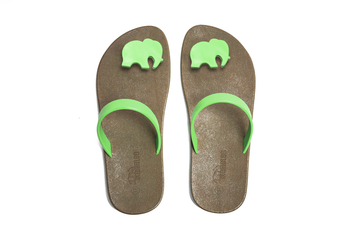 Poppi Ellie Black Sole Lime Strap