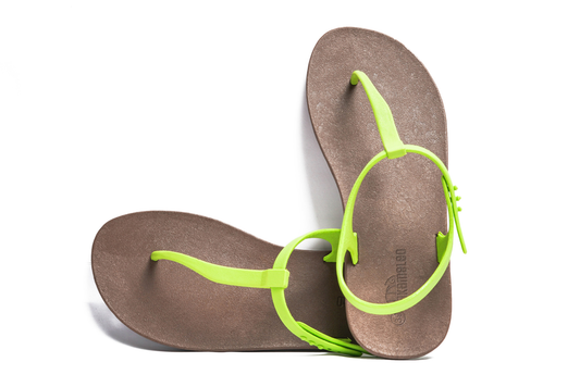 Saily Brown Sole Lime Strap