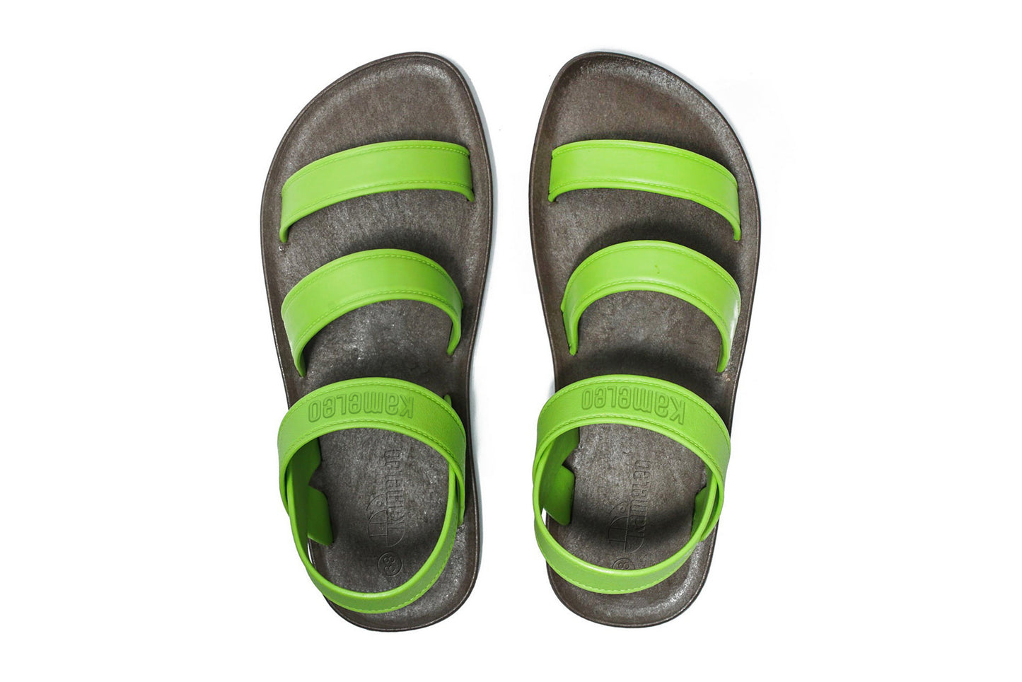 Twin Plus Brown Sole Lime Strap