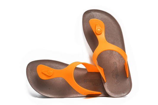 Candy Brown Sole Orange Strap