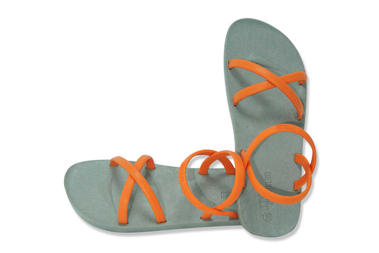 Cross Slim Grey Sole Orange Strap