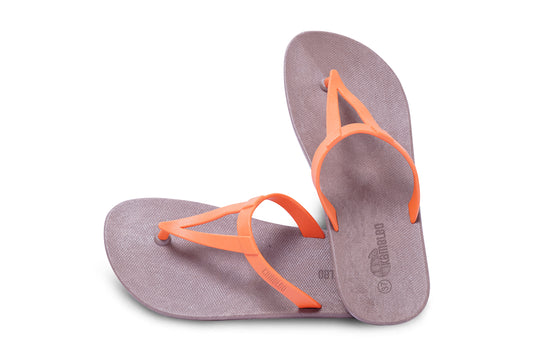 Eiffel Brown Sole Orange Strap