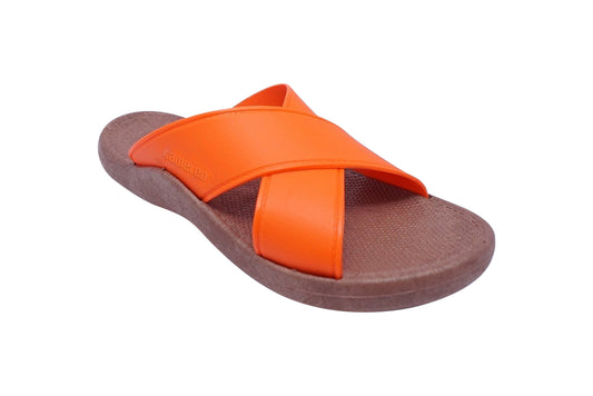 Crossy Brown Sole Orange Strap