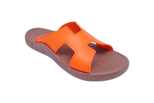 Hermey Brown Sole Orange Strap