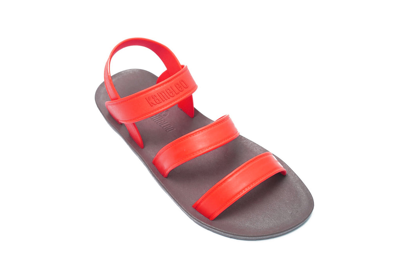 Twin Plus Brown Sole Red Strap