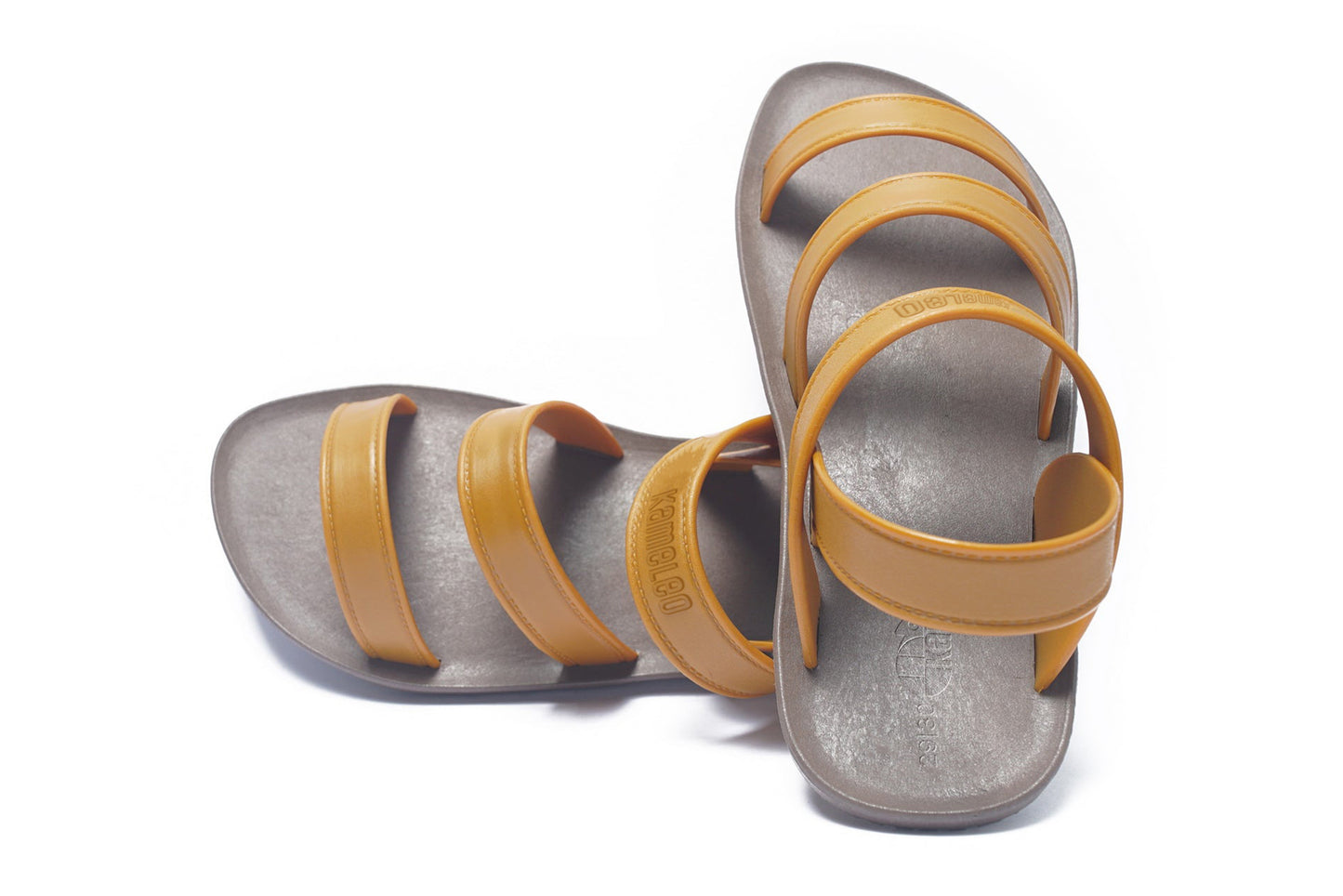 Twin Plus Kids Brown Sole Caramel Strap