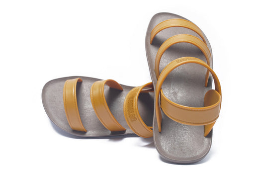 Twin Plus Kids Brown Sole Caramel Strap