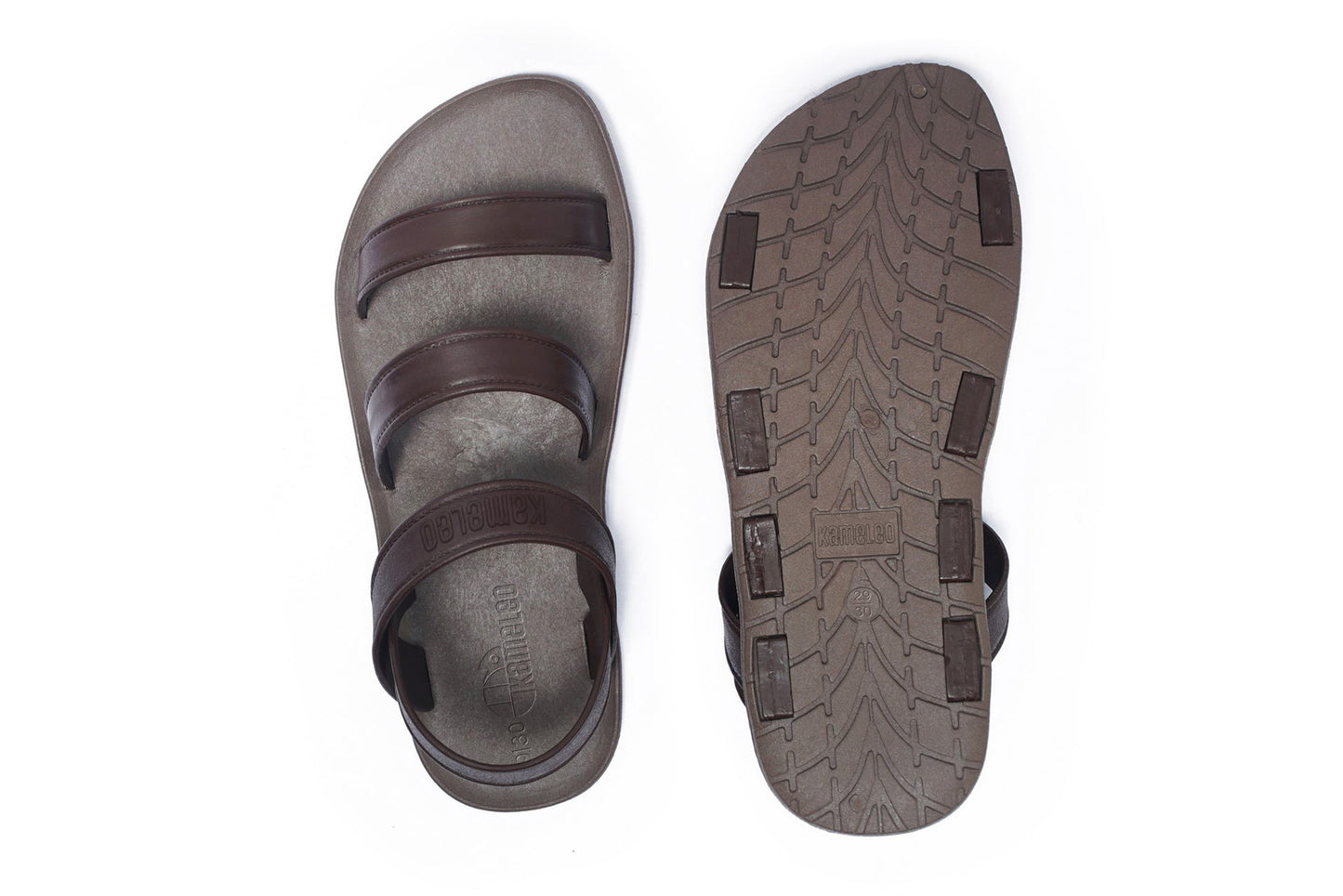 Twin Plus Kids Brown Sole Brown Strap